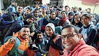 Adventurous tour by our students